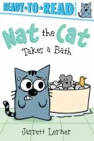 Nat the cat takes a bath cover